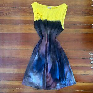 Twee Vintage Indie Sleaze Colorblock Sleeveless Dress